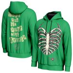 AJ Lee Ribcage Hoodie Green | Wrestling Style Hoodie | Fit Fashion International